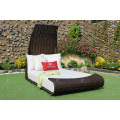 Exclusive Stunning Design Synthetic Poly Rattan Double Daybed or Sunbed For Outdoor Garden Patio Beach Pool Wicker Furniture